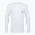 Maglia a maniche lunghe da nuoto uomo Quiksilver DNA Bubble Logo white