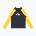 Quiksilver Everyday UPF50 dark navy/solar power manica lunga da bagno per bambini