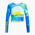 Nuoto donna maniche lunghe ROXY Atlas Crop Top skyway 5
