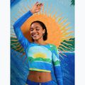 Nuoto donna maniche lunghe ROXY Atlas Crop Top skyway 6