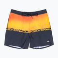Pantaloncini da bagno Quiksilver Everyday Half Jam 16" corallo infuocato wordblock da uomo