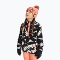 Felpa per bambini ROXY Alabama true black/big flower 3