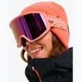 Maschera da snowboard da donna ROXY Izzy coral chic/clux ml l purple 5