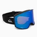 Maschera da snowboard Quiksilver Storm black/black clux ml blue