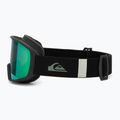 Maschera da snowboard uomo Quiksilver Harper black/Clux ML green 4