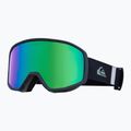 Maschera da snowboard uomo Quiksilver Harper black/Clux ML green