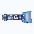 Maschera da snowboard junior Quiksilver Shredder 3D check/clux ml silver 3