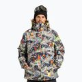 Giacca da snowboard uomo DC Basis Print outer world black