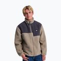 Felpa in pile da uomo Quiksilver Sallow Water Full Zip fallen rock