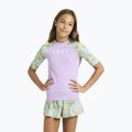 Maglietta da nuoto per bambini ROXY Active RG Lycra XMGB oil green letter up