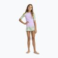 Maglietta da nuoto per bambini ROXY Active RG Lycra XMGB oil green letter up 2