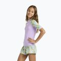 Maglietta da nuoto per bambini ROXY Active RG Lycra XMGB oil green letter up 4