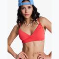 Parte superiore del costume da bagno ROXY Solid Essentials Wrap Bralette hibiscus