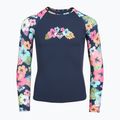 Maglia a maniche lunghe + parte inferiore del costume da bagno ROXY Morning Flower Lycra Set mood indigo morning flowers 3