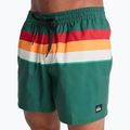 Pantaloncini da bagno uomo Quiksilver Everyday Printed Volley 15" forest outside stripe 7