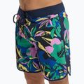 Pantaloncini da bagno uomo Quiksilver Surfsilk Scallop 18" dark navy interact floral 7
