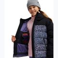 Giacca da snowboard per bambini ROXY Snowyhill Printed Puffy true black wildin out rg 5
