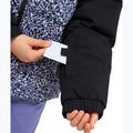 Giacca da snowboard per bambini ROXY Snowyhill Printed Puffy true black wildin out rg 6