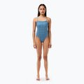 Costume intero Lacoste donna MF7264 mascarpone / prugnola 0 / underground 4