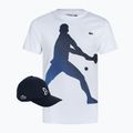 Lacoste Tennis X Novak Djokovic set camicia + berretto blu fenice