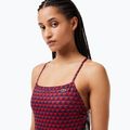 Costume intero Lacoste donna MF7264 penombra / alizarina / rosso 5