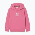 Felpa Lacoste da bambino SJ3004 rosa reseda