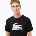 Maglietta Lacoste da uomo TH2508 nero/bianco 3