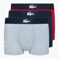 Lacoste boxer 5H1803 BCK 3 paia blu navy/argento porcellana/rosso