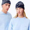 Cappello invernale Lacoste RB3021 blu navy/floreale 4