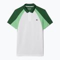 Polo Lacoste Tennis Uomo DH8963 bianco/verde limone 5