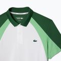 Polo Lacoste Tennis Uomo DH8963 bianco/verde limone 7