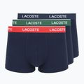 Boxer uomo Lacoste 5H12997 3 paia navy blue/green/red/navy blue