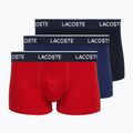 Boxer uomo Lacoste 5H1300 3 paia navy blue/red/methylene