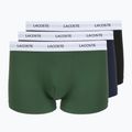 Boxer uomo Lacoste 5H5150 3 paia black/green/navy blue
