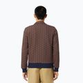 Felpa Lacoste SH1368 uomo in velluto/data marrone 3
