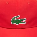 Cappello da baseball Lacoste RK2450 rosso 4