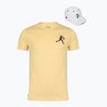 T-shirt uomo + cappellino Lacoste TH1044 soya/white