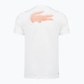 T-shirt da tennis uomo Lacoste TH0003 white/blossom 2