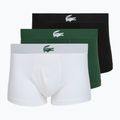 Boxer da uomo Lacoste 5H5441 3 pack white/green/black