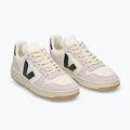 Scarpe da donna VEJA V-10 Prime Leather pure/black/parme