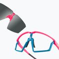 Occhiali da sole Julbo Edge Spectron 3 rosa fluo/blu/argento flash 7