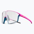 Occhiali da sole Julbo Edge Spectron 3 rosa fluo/blu/argento flash 8