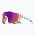 Occhiali da sole per bambini Julbo Fury Junior Spectron matt pastel pink/pastel blue/pink flash