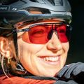 Occhiali da sole Julbo Frequency Reactiv 0-3 High Contrast translu blu/nero/rosso flash 2