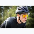 Occhiali da sole Julbo Frequency Reactiv Light Amplifier nero opaco/grigio/rosso multistrato 8