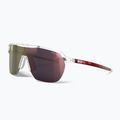 Occhiali da sole Julbo Frequency Spectron in cristallo traslucido lucido/rosso/flash rosso