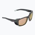 Occhiali da sole Julbo Shield Reactiv Glare Control dark grey/green pastel 2