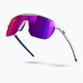 Occhiali da sole Julbo Frequency Spectron HD bianco opaco/blu/viola multistrato 5