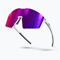 Occhiali da sole Julbo Edge Spectron HD bianco opaco/blu/viola multistrato 5