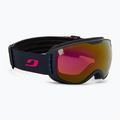 Occhiali da sci Julbo Pioneer blu/rosa/rosa flash